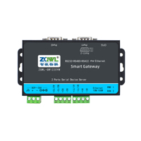 Passerelle Modbus industrielle, convertisseur TCP/IP, série vers Ethernet, 2 ports RS485/422/232, HTTP, MQTT, WebSocket pour SCADA, énergie intelligente
