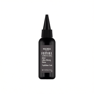 Majida Cosmetics Refill Base 60ml Ultra Strong Shine <b>Peach</b> <b>Top</b>&Base Coat - Product Image 2