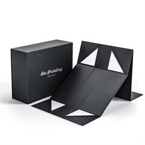 ODM Design Flat Foldable <b>Green</b> Shipping Cartons Eco-Friendly Magnetic Paper <b>Gift</b> Box for Online Store Logistics - Product Image 5