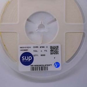 Factory Direct RR1608 0603L9763FT 0603 1608 Resistors Chip Resistors SMD Resistors 976Kohm 1% 1/10W Thick Film Resistor - Product Image 1