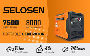 5kW <span class=keywords><strong>Inverter</strong></span> Benzine <span class=keywords><strong>Generator</strong></span> 2025 2026 6kW Benzine <span class=keywords><strong>Generator</strong></span> Stil 5 kW of 120/240 V 60Hz 7,5 kVA Chinese <span class=keywords><strong>Generator</strong></span> Te Koop - Product Image 2