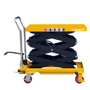 Plataforma Elevadora de Tijera Hidráulica Manual Móvil para Uso Doméstico, Hoteles y Restaurantes con Bomba de Componentes Clave - Product Image 1