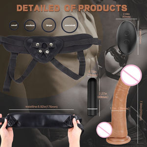 Bequemer Gurt Tragbarer verstellbarer Gurt Freis prec heinrich tung Silikon G-Punkt <span class=keywords><strong>Anal</strong></span> Stimulator Wasserdichter Dildo Spielzeug für Erwachsene für Frauen - Product Image 3