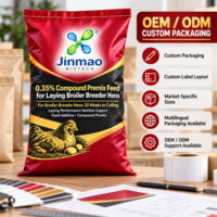 Jinmao 0,35% Prémélange composé d'additifs alimentaires minéraux et oligo-éléments en poudre pour poulets de chair et poules reproductrices de 20 semaines à la fin de la croissance