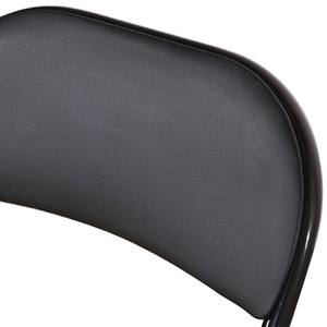 Endüstriyel stil takviyeli çelik boru 2 inç kalın yastık ağır katlanır sandalye - Product Image 5