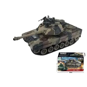 Venta al por mayor 1/18 escala 2,4G 20CH TANQUE DE Control remoto de alta velocidad con sonido EE. UU. M1A2 tanque vehículo modelo juguetes para niños