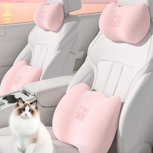 Premium Car Seat Ergonomic Neck <b>Pillow</b> for Driving Travel Fatigue Relief, 7° Space <b>Memory</b> Foam Car Headrest Neck Support <b>Pillow</b> - Product Image 3