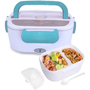 Portable Food Warmer <b>Heater</b> Heated Lunch Box With Plastic Inner Box for Car and Home 12V 220V 110V EU / US <b>Plug</b> - Product Image 4