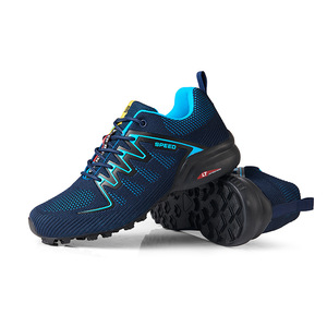 Chaussures de randonnée pour hommes, dessus en mesh respirant, semelle extérieure en caoutchouc, semelle intermédiaire en EVA, bout rond, toutes saisons, randonnée en plein air - Product Image 5