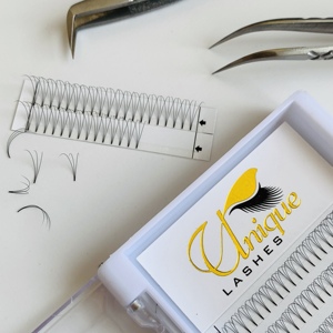 Ciglia a ventaglio pre-assemblate nere di alta qualità, morbide, 3D 4D 5D 6D 7D 0.07 0.10 J <span class=keywords><strong>B</strong></span> C D CC DD 8-18MM, ciglia volumizzanti - Product Image 2