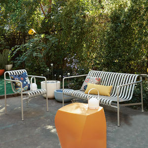 Ensemble de mobilier d'extérieur multicolore en alliage d'aluminium pour hôtels, patios, terrasses, fêtes, balcons, cafés et restaurants, avec fauteuils - Product Image 6