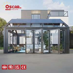 <span class=keywords><strong>Abri</strong></span> solaire préfabriqué personnalisable et écran de jardin pour <span class=keywords><strong>piscine</strong></span> avec verre anti-UV – Idéal pour véranda extérieure - Product Image 1