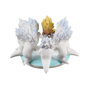 Figura Coleccionable de Gotenks Super Saiyan de DBZ con Clones Fantasma y Escena de Ataque Kamikaze para Fanáticos del Anime, Juguete Modelo para Decoración - Product Image 1