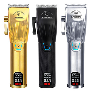 Tondeuse professionnelle pour animaux Langba, rechargeable, lame en métal, pour le toilettage des chats et des chiens, autonomie de 65 minutes - Product Image 1