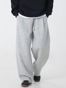 RUIQUWIN Nouveauté Printemps 2026 – Pantalon de survêtement large en toile respirante pour homme, décontracté et polyvalent, coupe classique avec poches latérales - Product Image 2