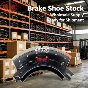 Plaquettes <span class=keywords><strong>de</strong></span> frein à haute friction pour camions lourds 4692Q pour kit <span class=keywords><strong>de</strong></span> réparation <span class=keywords><strong>de</strong></span> freins à tambour <span class=keywords><strong>de</strong></span> remorques commerciales et véhicules lourds - Product Image 5