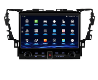 ZhiFang layar Multimedia mobil Android 13, 4/64G 6/128gb navigasi gps mobil layar Android untuk Toyota 2015-2019 Alphard 30