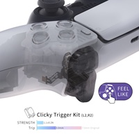 Pièces de rechange pour joystick EXtremeRate, kits de déclenchement rapide pour manette PS5 BDM-010/020, boutons d'épaule et boutons frontaux