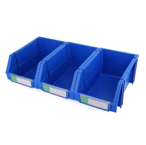 industrial plastic stackable storage bin& box for tool parts bins