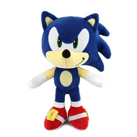 En stock, vente en gros, peluche hérisson Super Sonic, jouet en peluche Tails Knuckles Shadow, dessin animé, anime, 11 cm-30 cm, peluche courte
