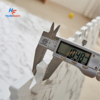 Hydefoam EVA Bodenmatte mit Simuliertem Marmormuster, Wasserdicht, Rutschfest, Ermüdungshemmend für Fitness-Studio, Zuhause, Küche mit Individueller Logo-Unterstützung