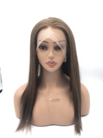 NL Perruque Full Lace Wig à la main, cheveux vierges de qualité supérieure, cuir chevelu naturel, noir, remplacement du système de cheveux vierges humains 100%