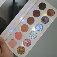 12 couleurs mat duochrome ombre à paupières Palette végétalien haute Pigment végétalien maquillage fard à paupières Palette marque privée fard à paupières
