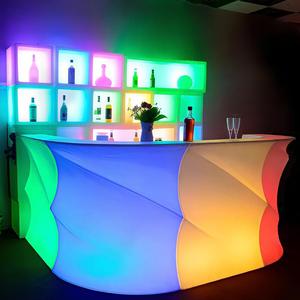 Mostrador de barra de muebles de club nocturno/barra móvil LED Mostrador de <span class=keywords><strong>Bar</strong></span> de cóctel Led portátil a la venta - Product Image 3
