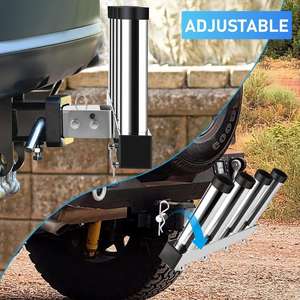 <span class=keywords><strong>Support</strong></span> de tige d'<span class=keywords><strong>attelage</strong></span> réglable en acier inoxydable avec <span class=keywords><strong>support</strong></span> de camion pour motos, accessoires de <span class=keywords><strong>moto</strong></span> de stockage de canne à pêche - Product Image 6