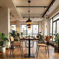 Ensembles de tables et chaises en bois modernes pour hôtels et restaurants, prix bas, livraison rapide, pour la restauration rapide et les événements.