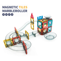 Blocs de construction magnétiques classiques personnalisés de 48 pièces, jouet de construction créatif, blocs de construction en plastique ABS sûr pour les enfants, ensemble de bricolage