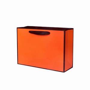 Bolsas de Compra de Papel Kraft Reciclable, Ligeras, con Diseño y Tamaño Personalizados, con Impresión Offset - Product Image 1