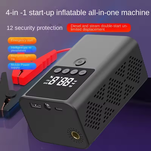 Bomba de aire de arranque de coche de gran capacidad, 899800mAh, 4 en 1, 12V, con linterna SOS, inflador de neumáticos de carga para teléfono móvil, 150psi - Product Image 2