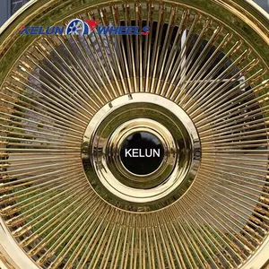 2023 New Arrival High Performance China Customized All Gold 22"24"26"28"30" Wire Wheel
