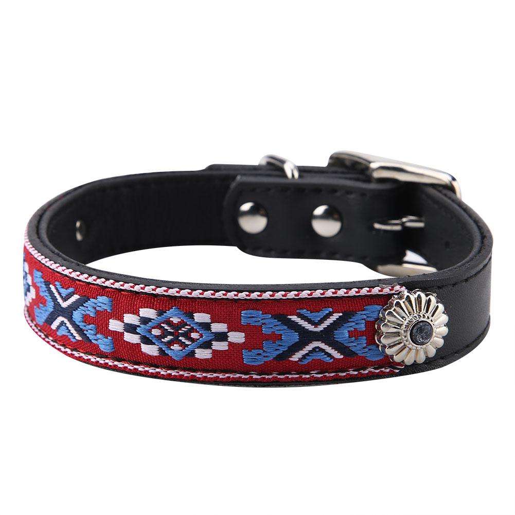 dog collar leather neutral color custom logo italy