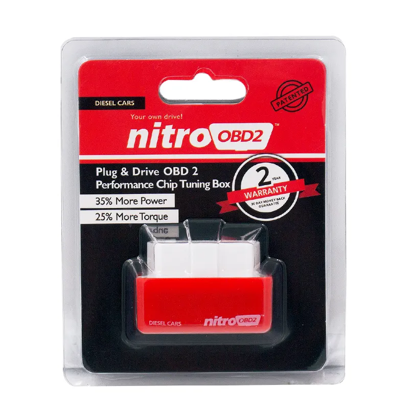 Herramienta de diagnóstico de coche EcoOBD2 economía Chip Tuning Box OBD coche ahorro de combustible Nitro Eco OBD2 para coches ahorro de combustible 15%