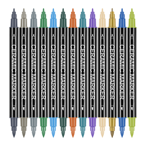 Juego de <span class=keywords><strong>rotuladores</strong></span> permanentes de grado profesional puntas finas, resistencia a altas temperaturas, tinta indeleble <span class=keywords><strong>para</strong></span> taza, vidrio, <span class=keywords><strong>porcelana</strong></span> - Product Image 1