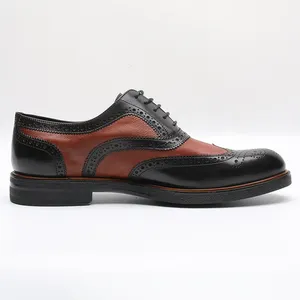 Holesale-zapatos de vestir Oxford para hombre, calzado de negocios con cordones, color a juego