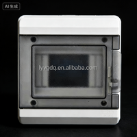 Boîte de distribution électrique extérieure KEYSTONE IP65 ABS+PC HT-18 voies avec disjoncteur MCB