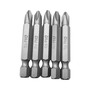 High Quality Strength And Hardness S2 Industrial Grade Screwdriver Head PH1 PH2 PH3 Multiple Models Of Screwdrivers Bit