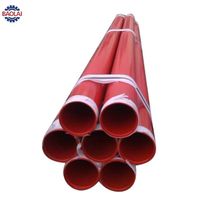 Tuyaux en acier pour système de protection incendie BAOLAI, couleur rouge, revêtement ASTM A795 SCH10 RAL3000 ERW/HFW, pour sprinklers anti-incendie, norme JIS
