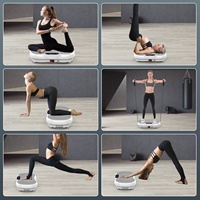 Plateforme vibrante pour le remodelage du corps, entraîneur de vibration à domicile, machine d'exercice, Crazy Fit, massage brûleur de graisse, vie quotidienne