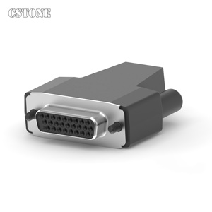 1658689-1 Conector en forma de D de 26 posiciones, receptáculo para cable a cable, montaje en panel, tamaño de carcasa 2, 2.29 mm (0.09 pulgadas) entre líneas centrales, cable S - Product Image 5