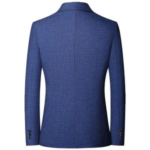 Nuova <span class=keywords><strong>giacca</strong></span> da <span class=keywords><strong>uomo</strong></span> di alta qualità <span class=keywords><strong>giacca</strong></span> da <span class=keywords><strong>uomo</strong></span> Slim Fit Plaid <span class=keywords><strong>Blazer</strong></span> da <span class=keywords><strong>uomo</strong></span> - Product Image 4