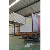 Chine Manufacture Mousse Toit Mur Panneau De Stockage À Froid PU PIR Chambre Froide Polyuréthane Panneau D'isolation Conteneur Moteur 100/150/200mm