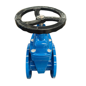 Trung Quốc Nhà sản xuất DN80 DN100 dn150 mặt bích Van cổng PN16 tay quay hoạt động dễ uốn sắt cho cấp nước Hướng dẫn sử dụng điện - Product Image 6