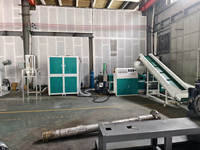 Granulateur de recyclage plastique à refroidissement par air à haute production YKSJ-100F pour films PE PP, 80 à 100 kg/h
