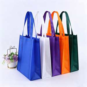 Sacs de courses réutilisables en PP écologiques imprimés sur mesure, pliables, non tissés et recyclables pour la promotion et l'emballage de cadeaux - Product Image 4