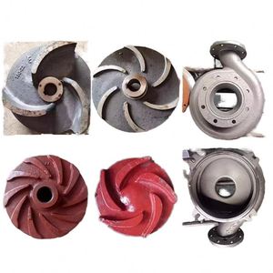 Accesorios para bombas de lodos con impulsor de aleación de alto cromo, componentes de desbordamiento de voluta para bombas sumergibles de tipo cerrado, cuerpo de bomba con impulsor - Product Image 3