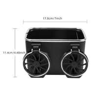 Boîte à mouchoirs de rangement pour porte-gobelet automatique multifonctionnel universel personnalisé boîte de rangement pour accoudoir de voiture